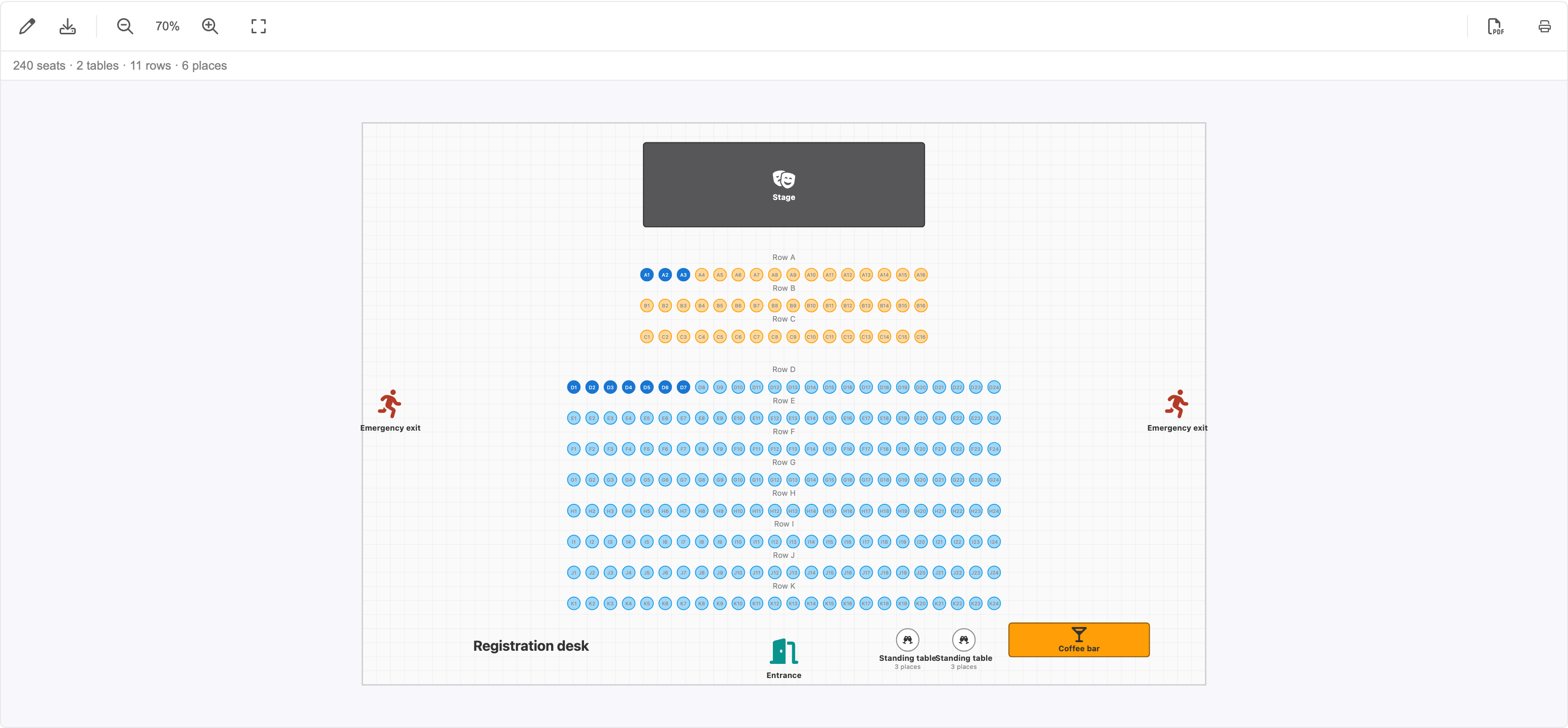 Who sits where, once tickets are selling