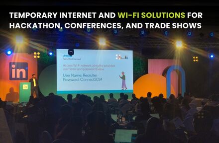 Temporary Internet and Wi-Fi Solutions for Hackathon, Conferences, and Trade Shows - Foto 1