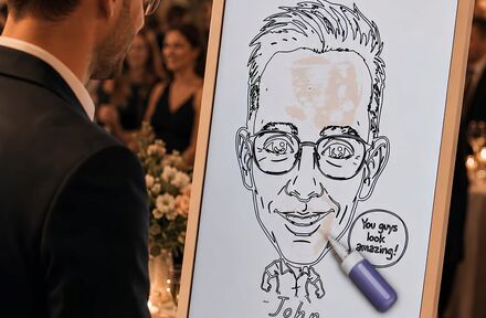 Ontdek de nieuwste eventactivatie: AI Live Karikatuur - Foto 1
