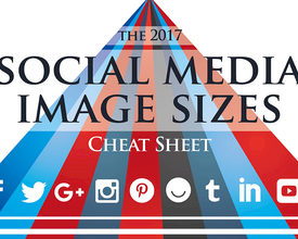 Ultimate Overview Social Media Image Sizes 2017 - infographic
